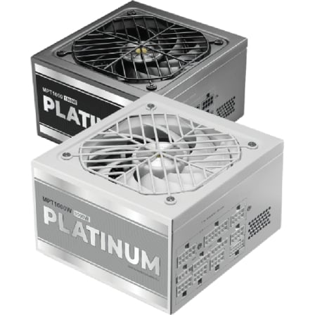 Fuente de Alimentación Mars Gaming MPT1000/ 1000W/ Ventilador 14cm/ ATX 3.1/ PCIe 5.1/ 80 Plus Platinum/ Blanca